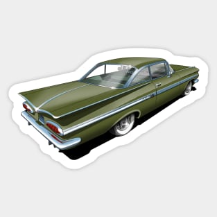 1959 Chevrolet Impalain Highland Green Sticker